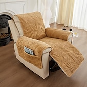 abordables Housse de canapé-housse de fauteuil inclinable housse de canapé vert sauge housse de canapé jacquard housse de canapé protection de meubles avec sangles élastiques pour animaux de compagnie enfants chien chat