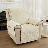 abordables Housse de canapé-housse de fauteuil inclinable housse de canapé vert sauge housse de canapé jacquard housse de canapé protection de meubles avec sangles élastiques pour animaux de compagnie enfants chien chat