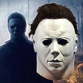 olcso kiegészítők-Szellem Zombi Michael Myers Maszk Halloween-kellékek Felnőttek Férfi Női Ijesztő jelmez Mindszentek napja Farsang Mardi Gras Könnyű farsangi jelmez