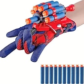 preiswerte Strand- und Outdoor-Spielzeug-Spinnennetz-Shooter-Spielzeug-Handschuhe-Set, Kinderspaß&amp;amp; lehrreiches Halloween-Geschenk!