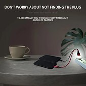 Недорогие USB-концентраторы-1 шт. энергосберегающая лампа с мини-USB-разъемом — светодиодный ночник для ноутбука, настольного компьютера, ноутбука и блока питания — защита глаз и совместимость с 5 В/1 А
