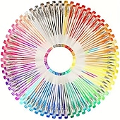 economico pittura, disegno e materiale artistico-penna gel glitter colore penna neutra penna a sfera penna conto mano stelle luminose lampeggianti per bambini colore speciale per prendere appunti