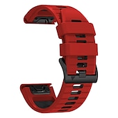 رخيصةأون عصابات ساعات Garmin-حزام إلى جارمين Fenix 7 7X 6 6X Pro Forerunner 955 945 935 Instinct 2X Solar Epix Approach S62 S60 Marq Descent G1 Quatix سيليكون إستبدال حزام 26mm 22mm تناسب سريع عصابة الرياضة معصمه