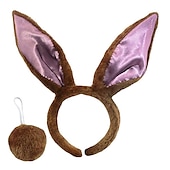 cheap Hair Styling Accessories-Mad Animal City Judy Rabbit Plush Ear Hair Band Cosplay Self Shot Prop Cartoon Party Headband Jewelry