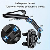 cheap Car Holder-Car Sun visor mobile phone bracket Rotatable Adjustable Multifunction Phone Holder for Car Compatible with All Mobile Phone Phone Accessory