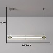 お買い得  ラインデザイン-80 cm シングルデザイン ペンダントライト ガラス ガラス 電気メッキ 近代の 北欧スタイル 110-120V 220-240V