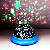 economico luci del proiettore della galassia stella-baby star sky proiettore lampada cambia colore stellato ufo led luce notturna luna cosmo giocattoli per bambini arredamento camera da letto regali di compleanno