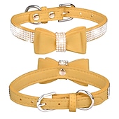 economico Collari, pettorine e guinzagli per cani-Prodotti per cani Prodotti per roditori Collari Cravatta / Papillon Regolabile Portatile Duraturo Esterno Marcia Strass