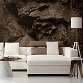 cheap Wallpaper-Cool Wallpapers 3D Stone Wallpaper Wall Mural Wall Covering Sticker Peel and Stick Removable PVC/Vinyl Material Self Adhesive/Adhesive Required Wall Decor for Living Room Kitchen Bathroom