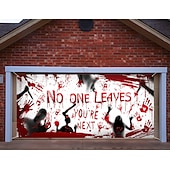 levne halloweenské nástěnné tapisérie-krvavý halloween banner- dlouhý halloween venkovní dekorace banner krvavá ruka pozadí party dekorace potřeby na zeď kancelář plot dvorek garáž pozadí halloween dekorace
