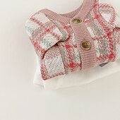 ieftine Pulovere-Câini Pisici Pulovere Jumper Modă Casual Iarnă Cald Respirabil Απαλό Lavabil Comfortabil În aer liber Casul / Zilnic Îmbrăcăminte pentru câini for Bichon Frise Pomeran un Animalut Fluture Small