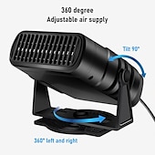billige biloppvarmingsutstyr-2 i 1 bilvarmer 12v/24v elektrisk kjøling varmevifte bærbar elektrisk tørketrommel frontrute demister defroster vifte bilpynt