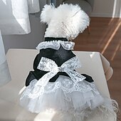 economico Vestiti-Cane Gatto Vestito Smoking Carino Festa Impermeabile Traspirante Morbido Lavabile Confortevole Casual Quotidiano Abbigliamento per Cani for Bichon Frisé Volpino di Pomerania Cucciolo Papillon Piccolo