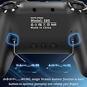 levne Videohry-bezdrátový ovladač pro konzoli Nintendo Switch oled pro gamepad s 600mah dobíjecí baterií programovatelnou funkcí turbo