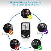 cheap Household Appliances-Universal 433MHz Garage Door Remote Duplicator, 4-Button Gate Remote Cloning Transmitter Control