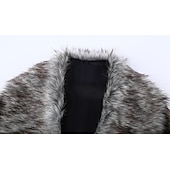 economico Sciarpe &amp; Wrap-Stole da donna A mantellina Elegante Casual quotidiano Senza maniche Ecopelliccia Stole da matrimonio Con Colore Puro Per Matrimonio Primavera