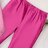 billiga Flickans 3D Vision &amp; Skinande-Flickor 3D Hjärta Grafisk Sweatshirt &amp; Sweatpants Set Klädesset Rosa Långärmad 3D-tryck Höst Vinter Aktiv Mode Dagligen Barn 4 år + Utomhus Semester Datum Normal