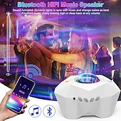 preiswerte Sternengalaxie Projektorlichter-Fernbedienung Bluetooth Modusumschaltung Kindertag Weihnachten USB 1 Stück