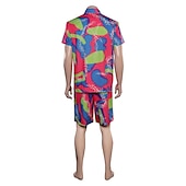 preiswerte Herrenkostüme-Puppe Cosplay Kostüm Maskerade Retro Vintage Knallpink Film Cosplay for Herren Damen Erwachsene Maskerade Junggesellinnenabschiedsparty
