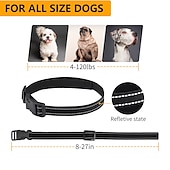 abordables Dressage pour chiens-Entrainement de chien Collier anti-aboiement Collier de choc Dispositif anti aboiement Sans-Fil Chien Multifonction Chien Chat Animaux de Compagnie Etanche Anti-aboiement Automatique Rechargeable