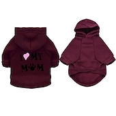 abordables Sweats à capuche-Chien Chat Pulls à capuche Mode Fête Hiver Respirant Doux Lavable Confortable Noël Extérieur Décontracté Quotidien Vêtements pour Chiens for Bichon Frisé Spitz Nain Bébé Animal Papillon Petit