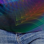 billiga Flickans 3D Vision &amp; Skinande-Flickor 3D 3D Print T-shirt Långärmad 3D-tryck Höst Vinter Aktiv Mode söt stil Barn 3-12 år Utomhus Ledigt Dagligen Normal