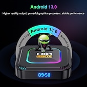 levne TV boxy-lemfo chytrý tv box hk1 rbox k8 android 13 8k android tv box rgb light 4gb 128gb rk3528 wifi6 duální wifi 2023 pk android 12 6k