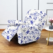 cheap Recliner Chair Cover-Stretch Recliner Covers Recliner Covers 1 Seater Armchair Couch Slipcover with Elastic Loop, Anti-cat Scratch Furniture Protector for Kids, Pets, Dogs, Cats