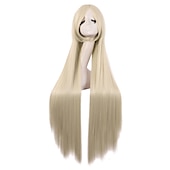 cheap Party Wigs-40 100cm Anime Costume Long Straight Cosplay Wig Party Wig Carnival Cosplay Party Wigs