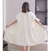 cheap Towels-Wearable Bath Towel Wrap Cozy Coral Fleece Highly Water Absorbent Beach Spa Gym Bathrobes Slip Dress Bathing Shower Cover Up Tube Dress Nightwear Sleepdress Sleeping Robe
