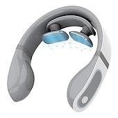 cheap Body Massager-Wireless Electronic Neck Massager 4D Shiatsu Cervical Massager Stiff Neck Massage Health Care Therapy Pulse Pain Relief