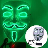 tanie Nowinki-niestandardowa maska na halloween świecąca maska dyniowa głowa krzycząca maska v listowo-zielone włosy krowa kreskówka piłokształtna maska