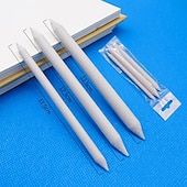 cheap Painting, Drawing &amp; Art Supplies-Blending Smudge Stump Stick Tortillon Sketch Art White Drawing Charcoal Sketching Tool Rice Paper Pen Artist Supplies