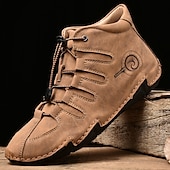 Χαμηλού Κόστους Ανδρικά Sneakers-Ανδρικά Μπότες Ανδρικά παπούτσια casual Μεγάλα Μεγέθη Χειροποίητα Παπούτσια Παπούτσια άνεσης Δουλειά Κλασσικό Καθημερινό ΕΞΩΤΕΡΙΚΟΥ ΧΩΡΟΥ Καθημερινά Δέρμα Χοιρόδερμα