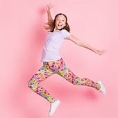 abordables Pantalones-Niños Chica Polainas Corazón Activo Exterior 7-13 años Otoño