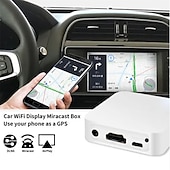 رخيصةأون محولات carplay-محول لاسلكي للسيارة واي فاي ميراكاست إيربلاي دي إلنا ميرور لينك بوكس لنظام آي أو إس وأندرويد