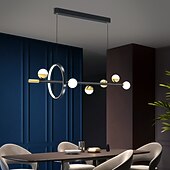 cheap Pendant Lights-Ceiling Pendant Light Globe Design Modern Pendant Light for Dining Room Kitchen Restaurant Bar Creative Golden Lighting Fixtures Nordic Line Hanging Ceiling Lamp 110-240V