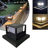 abordables Éclairages pour allées-éclairage extérieur à LED éclairage de chemin éclairage solaire de patio éclairage de colonne éclairage de terrasse à LED éclairage de capuchon décoration de cour plate