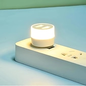 Недорогие USB-концентраторы-1 шт. энергосберегающая лампа с мини-USB-разъемом — светодиодный ночник для ноутбука, настольного компьютера, ноутбука и блока питания — защита глаз и совместимость с 5 В/1 А