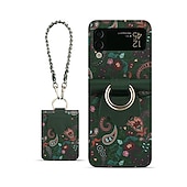 economico Cover Samsung-telefono Custodia Per Samsung Galaxy Capovolgi Z 6 Z Flip 5 Z Flip 4 Z Flip 3 Porta carte di credito Protettivo per tutto il corpo pelle sintetica