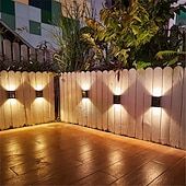 baratos Candeeiros Luzes de Exterior-Parede luz solar à prova dwaterproof água jardim solar led luz para iluminação ao ar livre lâmpada de rua casa varanda quintal decoração