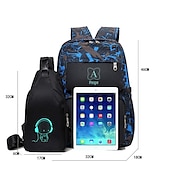 levne Bookbags-školní batohy batohy pro kluky batohy do školy velkokapacitní odolné proti opotřebení zpět do školy dárek