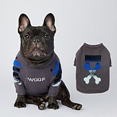 abordables Chandails-Chien Chat Pull Mode Drôle Hiver Respirant Doux Lavable Confortable Extérieur Décontracté Quotidien Vêtements pour Chiens for Bichon Frisé Spitz Nain Bébé Animal Papillon Petit