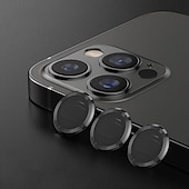 olcso iPhone-képernyővédők-1 készlet Kamera lencsevédő Kompatibilitás Apple iPhone 16 iPhone 15 Pro Max Plus iPhone 15 Pro Max Plus 14 13 12 11 Edzett üveg 9H erősség Anti Bubbles Anti-ujjlenyomat Nagyfelbontású (HD