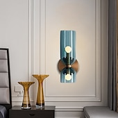 economico Luci da parete-Lightinthebox lampada da parete a led vetro bianco caldo 24 cm moderna lampada da parete a led sfondo soggiorno camera da letto comodino applique da parete per interni illuminazione sconce 1 pz