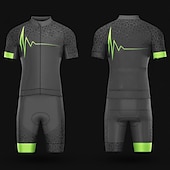 בגדי ריקוד גברים חולצת ג'רסי ומכנס קצר ביב לרכיבה שרוולים קצרים רכיבת הרים רכיבת כביש צהוב אודם פול גראפי אופניים חליפות בגדים 3D לוח נושם ייבוש מהיר כיס אחורי פוליאסטר ספנדקס ספורט גראפי ביגוד זול ערכות בגדי גברים-בגדי ריקוד גברים חולצת ג'רסי ומכנס קצר ביב לרכיבה שרוולים קצרים רכיבת הרים רכיבת כביש צהוב אודם פול גראפי אופניים חליפות בגדים 3D לוח נושם ייבוש מהיר כיס אחורי פוליאסטר ספנדקס ספורט גראפי ביגוד