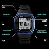 abordables Relojes digitales-Relojes Deportivos Digitales Impermeables para Hombre Reloj Militar de Cuarzo para Hombre Reloj de Pulsera Masculino