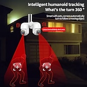 זול מצלמות רשת IP פנימיות-מצלמה אלחוטית wifi ip dome, מצלמת מעקב חיצונית עמידה למים, מצלמה במעגל סגור ir מצלמה לזיהוי תנועה, רשת אודיו דו כיוונית ptz מצלמת אבטחה ביתית לתינוק, חנות, משרד, חיית מחמד, זקן