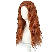 economico Parrucche dei personaggi dei film-la sirenetta 2023 ariel parrucche per feste cosplay parrucche di halloween