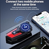 cheap Motorcycle Helmet Headsets-X7 Bluetooth 5.0 Motorcycle Helmet Headset Headphone Wireless Motorcycle Handsfree Stereo Earphone MP3 Speaker Waterproof